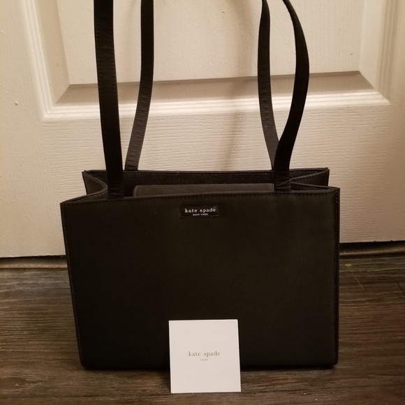 kate spade Handbags - Kate Spade Black Nylon Small Tote